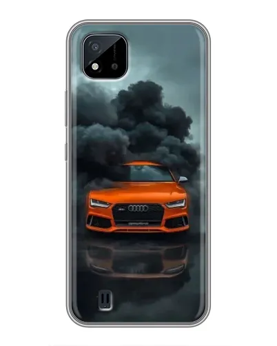 Чехол для Realme C11 (2021) / C20 с картинкой «Audi в облаках дыма» Чехол для Realme C11 (2021) / C20 с картинкой «Audi в облаках дыма»