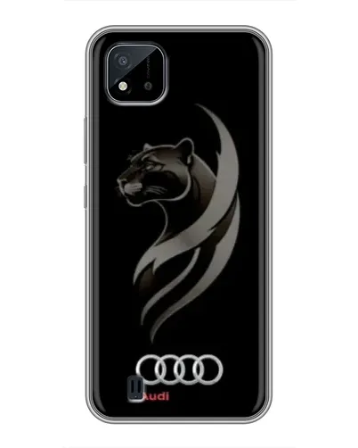 Чехол для Realme C11 (2021) / C20 с картинкой «Графика — пантера и Audi» Чехол для Realme C11 (2021) / C20 с картинкой «Графика — пантера и Audi»