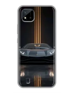 Чохол для Realme C11 (2021) / C20 з картинкою «Lamborghini золоті лінії» Чохол для Realme C11 (2021) / C20 з картинкою «Lamborghini золоті лінії»