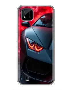 Чохол для Realme C11 (2021) / C20 з картинкою «Lamborghini червоне сяйво» Чохол для Realme C11 (2021) / C20 з картинкою «Lamborghini червоне сяйво»