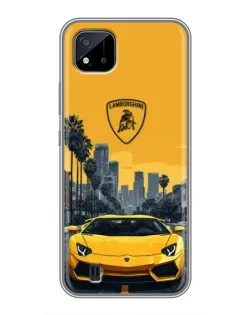 Чохол для Realme C11 (2021) / C20 з картинкою «Жовтий Lamborghini місто» Чохол для Realme C11 (2021) / C20 з картинкою «Жовтий Lamborghini місто»