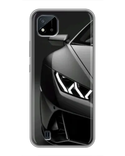 Чехол для Realme C11 (2021) / C20 с картинкой «Lamborghini фары детализация»