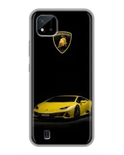 Чохол для Realme C11 (2021) / C20 з картинкою «Lamborghini жовтий акцент» Чохол для Realme C11 (2021) / C20 з картинкою «Lamborghini жовтий акцент»