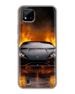 Чохол для Realme C11 (2021) / C20 з картинкою «Lamborghini у вогні» Чохол для Realme C11 (2021) / C20 з картинкою «Lamborghini у вогні»
