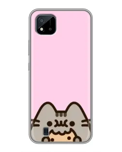 Чохол для Realme C11 (2021) / C20 з картинкою «Pusheen та печиво» Чохол для Realme C11 (2021) / C20 з картинкою «Pusheen та печиво»