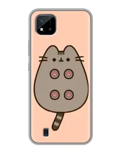 Чохол для Realme C11 (2021) / C20 з картинкою «Пушин пузиком догори»