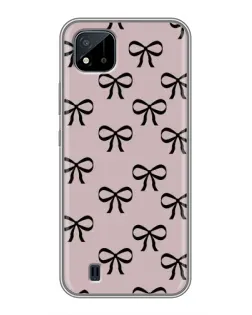 Чохол для Realme C11 (2021) / C20 з картинкою «Чорні бантики» Чохол для Realme C11 (2021) / C20 з картинкою «Чорні бантики»