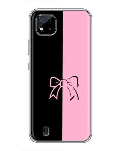 Чехол для Realme C11 (2021) / C20 с картинкой «Половинки банта»