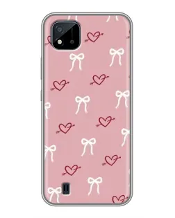 Чохол для Realme C11 (2021) / C20 з картинкою «Серця та банти» Чохол для Realme C11 (2021) / C20 з картинкою «Серця та банти»