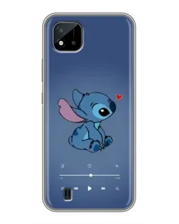Чохол для Realme C11 (2021) / C20 з картинкою «Музичний Stitch»