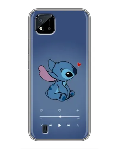 Чехол для Realme C11 (2021) / C20 с картинкой «Музыкальный Stitch»