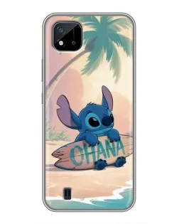 Чохол для Realme C11 (2021) / C20 з картинкою «Стіч на серфі»