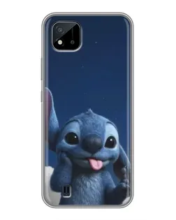 Чохол для Realme C11 (2021) / C20 з картинкою «Стіч у хмарах»