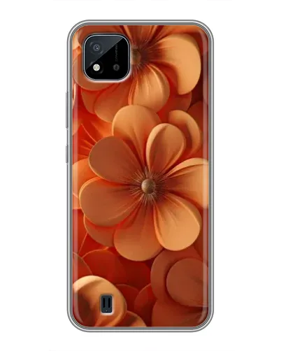 Чохол для Realme C11 (2021) / C20 з картинкою «Помаранчева макро квітка»
