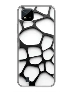 Чохол для Realme C11 (2021) / C20 з картинкою «Біла об'ємна сітка» Чохол для Realme C11 (2021) / C20 з картинкою «Біла об'ємна сітка»