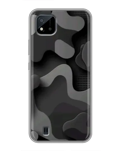 Чехол для Realme C11 (2021) / C20 с картинкой «Темный абстрактный камуфляж» Чехол для Realme C11 (2021) / C20 с картинкой «Темный абстрактный камуфляж»