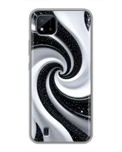 Чехол для Realme C11 (2021) / C20 с картинкой «Черно-белая спираль» Чехол для Realme C11 (2021) / C20 с картинкой «Черно-белая спираль»