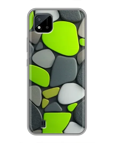 Чехол для Realme C11 (2021) / C20 с картинкой «Яркая неоновая галька» Чехол для Realme C11 (2021) / C20 с картинкой «Яркая неоновая галька»