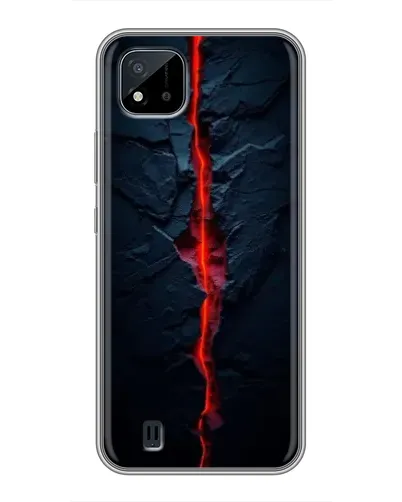 Чехол для Realme C11 (2021) / C20 с картинкой «Kрасная лавовая трещина» Чехол для Realme C11 (2021) / C20 с картинкой «Kрасная лавовая трещина»