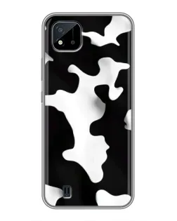 Чехол для Realme C11 (2021) / C20 с картинкой «Черно-белое пятно»