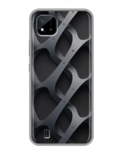 Чехол для Realme C11 (2021) / C20 с картинкой «Объемное серое плетение» Чехол для Realme C11 (2021) / C20 с картинкой «Объемное серое плетение»