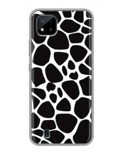 Чехол для Realme C11 (2021) / C20 с картинкой «Черно-белый жираф» Чехол для Realme C11 (2021) / C20 с картинкой «Черно-белый жираф»
