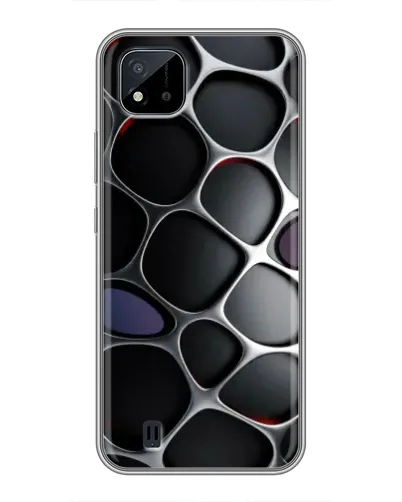 Чехол для Realme C11 (2021) / C20 с картинкой «Объемная темная решетка» Чехол для Realme C11 (2021) / C20 с картинкой «Объемная темная решетка»