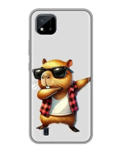 Чехол для Realme C11 (2021) / C20 с картинкой «Капибара рэпер даб»