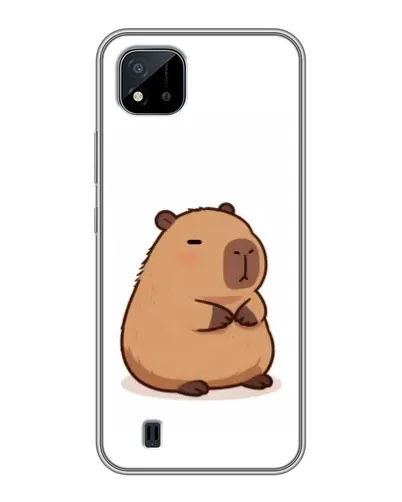 Чехол для Realme C11 (2021) / C20 с картинкой «Толстенькая капибара»