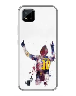 Чехол для Realme C11 (2021) / C20 с картинкой «Акварельный Месси Барселона» Чехол для Realme C11 (2021) / C20 с картинкой «Акварельный Месси Барселона»
