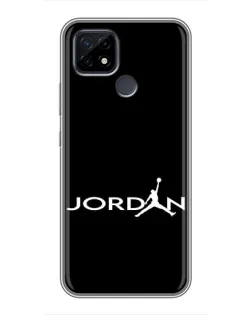 Чохол для Realme C21 з картинкою «Jordan White Logo» Чохол для Realme C21 з картинкою «Jordan White Logo»