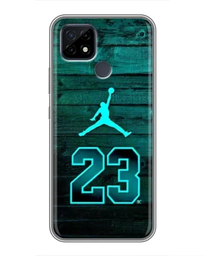 Чохол для Realme C21 з картинкою «Jordan Cyan 23»