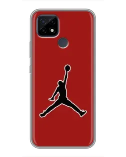 Чохол для Realme C21 з картинкою «Jordan Red Back» Чохол для Realme C21 з картинкою «Jordan Red Back»