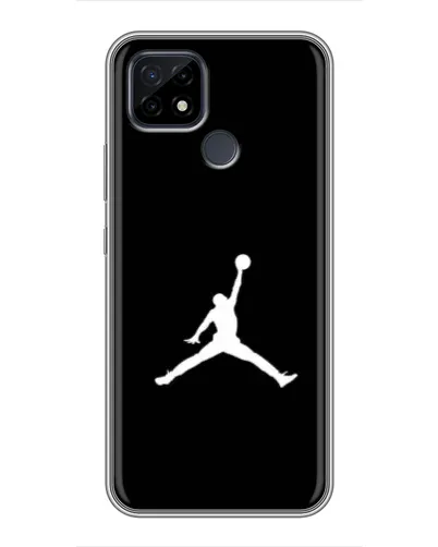 Чохол для Realme C21 з картинкою «Jordan Silhouette»