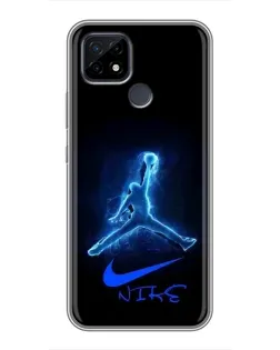 Чохол для Realme C21 з картинкою «Jordan Neon Blue» Чохол для Realme C21 з картинкою «Jordan Neon Blue»