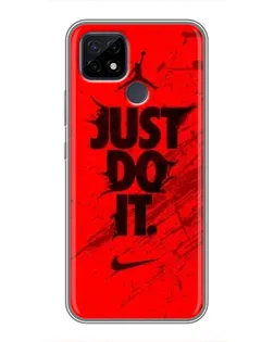 Чохол для Realme C21 з картинкою «Nike Just Do It» Чохол для Realme C21 з картинкою «Nike Just Do It»