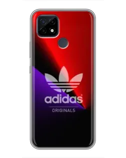 Чохол для Realme C21 з картинкою «Adidas Red Neon»
