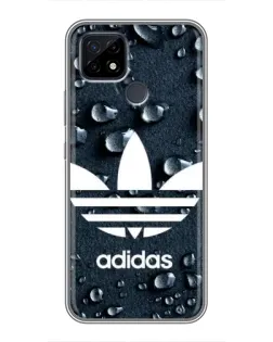 Чохол для Realme C21 з картинкою «Adidas Trefoil Blue»