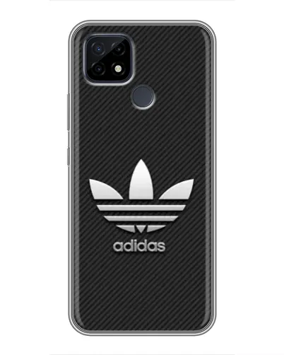 Чохол для Realme C21 з картинкою «Adidas Карбонова текстура» Чохол для Realme C21 з картинкою «Adidas Карбонова текстура»