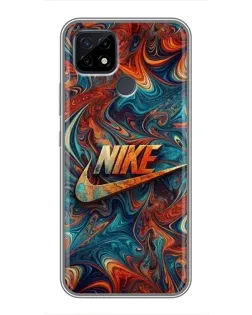 Чохол для Realme C21 з картинкою «Nike в абстракції» Чохол для Realme C21 з картинкою «Nike в абстракції»