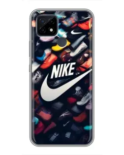 Чохол для Realme C21 з картинкою «Колекція кросівок Nike» Чохол для Realme C21 з картинкою «Колекція кросівок Nike»