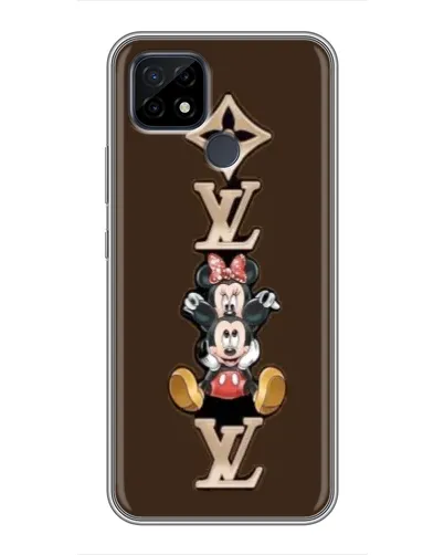 Чохол для Realme C21 з картинкою «LV та Міккі Маус»