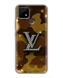 Чохол для Realme C21 з картинкою «Камуфляжний Louis Vuitton»