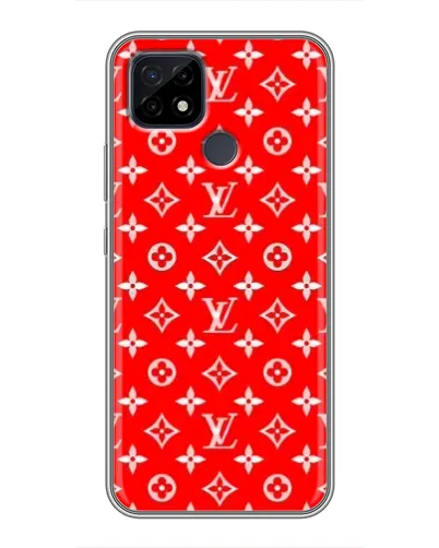 Чохол для Realme C21 з картинкою «Яскравий паттерн LV»