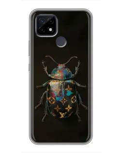 Чохол для Realme C21 з картинкою «LV — мармуровий принт»
