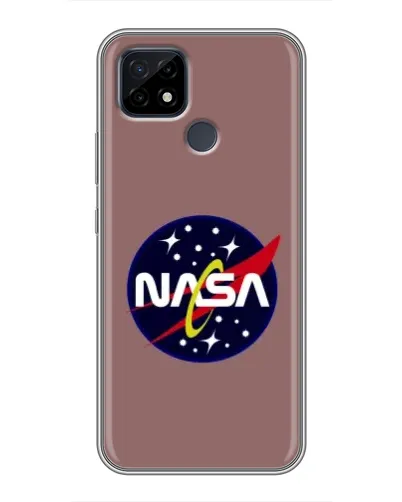 Чохол для Realme C21 з картинкою «NASA — ретро космос» Чохол для Realme C21 з картинкою «NASA — ретро космос»