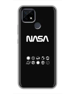 Чохол для Realme C21 з картинкою «NASA — технічний принт» Чохол для Realme C21 з картинкою «NASA — технічний принт»