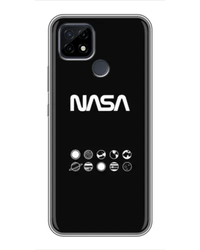 Чохол для Realme C21 з картинкою «NASA — технічний принт» Чохол для Realme C21 з картинкою «NASA — технічний принт»