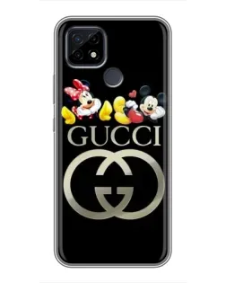 Чохол для Realme C21 з картинкою «Gucci — герої Disney»