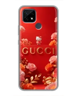 Чохол для Realme C21 з картинкою «Gucci — золотий сад»